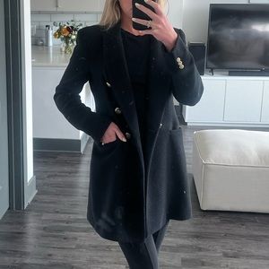 Zara Black Blazer / Overcoat